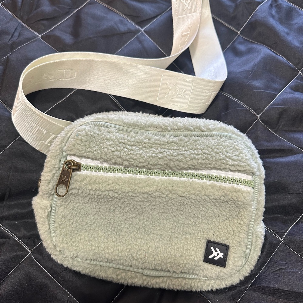 Sherpa Crossbody Bag with Adjustable Strap